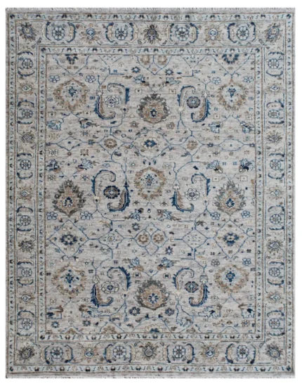 Grey Époque Hand Knotted Heritage Couture Rug