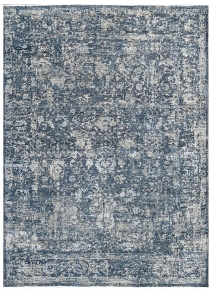 Midnight Vintage Hand Knotted Wool Rug