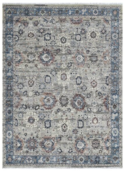 Luxury Hand Knotted Wool Area Rug | Vintage Persian Carpet
