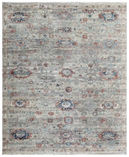 Desert Loom Hand Knotted Wool Vintage Rug