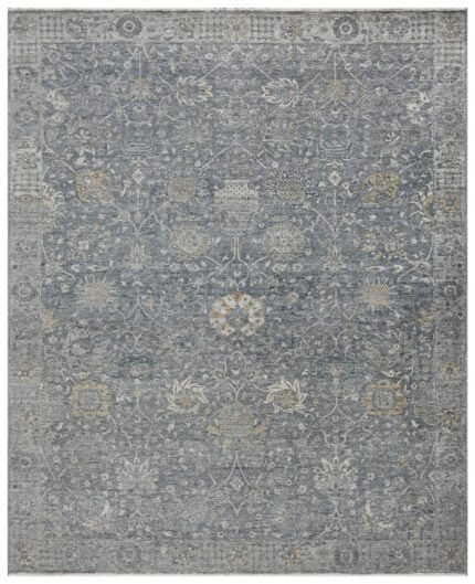 Ghostforge Steel Grey Hand Knotted Heritage Rug