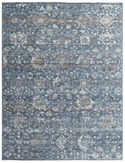 Indigo Heritage Hand Knotted Wool Rug