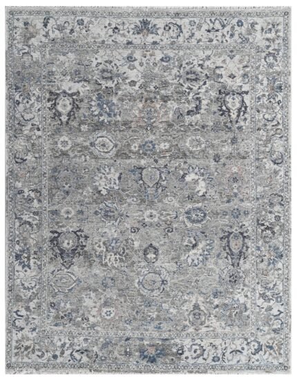 Silver Ash Heritage Hand Knotted Oxidized Rug