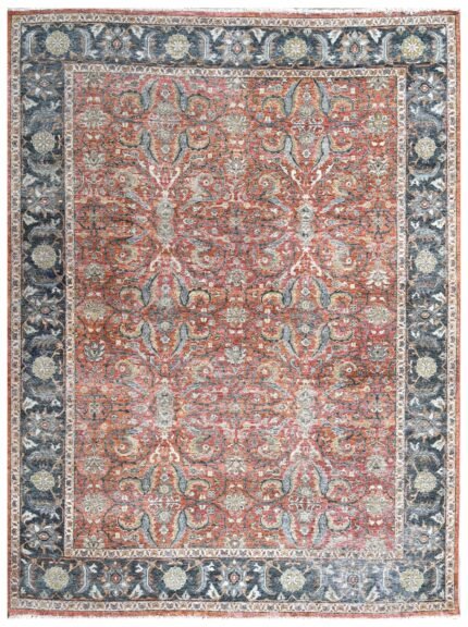 Rust Royale Hand Knotted Wool Rug