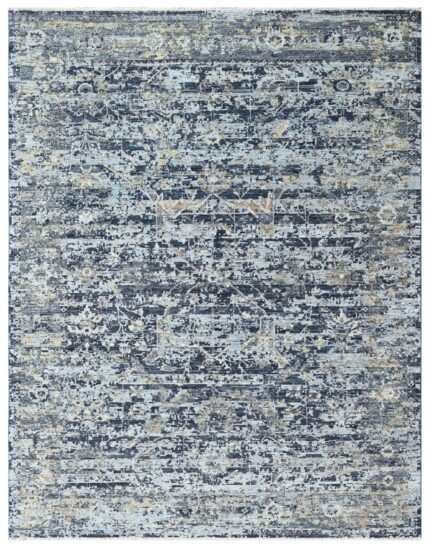 Midnight Heritage Hand Knotted Wool Rug