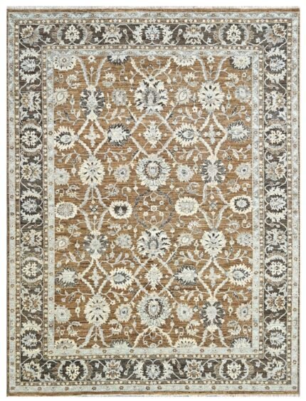 Umber Empress Hand Knotted Rug