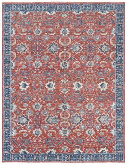 Heritage Red Hand Knotted Wool Rug