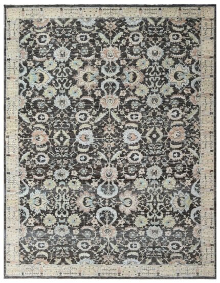Twilight Emblem Hand Knotted Wool Rug