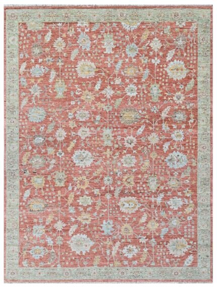 Blush Heritage Hand Knotted Wool Rug