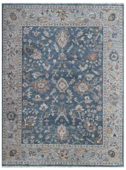 Royal Indigo Hand Knotted Heritage Wool Rug