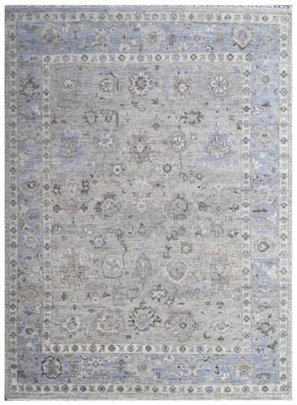 Sky Mist Hand Knotted Wool Rug