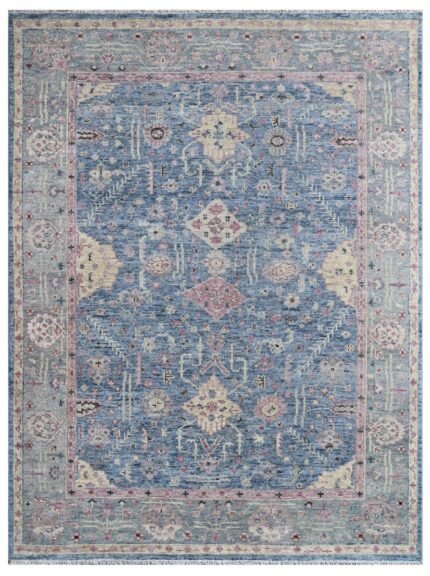 Royal Mist Hand Knotted Wool Rug