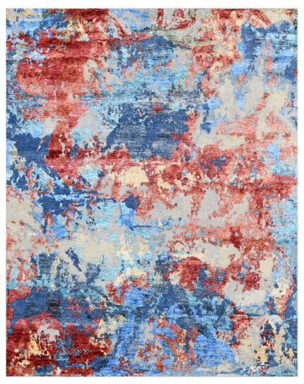 Ember Tide Multi Color Hand Knotted Rug