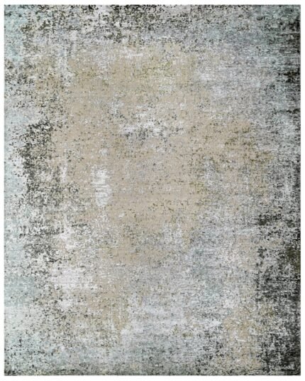 Sage Veil Contemporary Hand Knotted Area Rug
