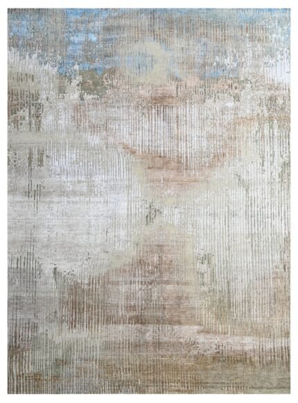 Desert Pearl Modern Hand Knotted Area Rug