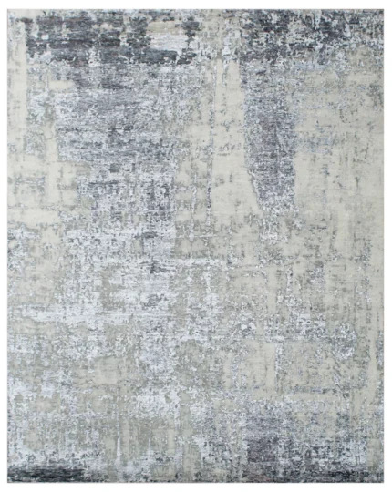 Jagged Ice Hand Knotted Area Rug