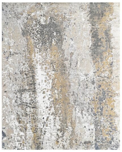 Golden Drift Hand Knotted Wool & Bamboo Silk Rug