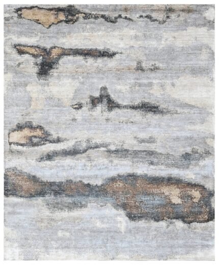 Desert Tide Hand Knotted Bamboo Silk Rug