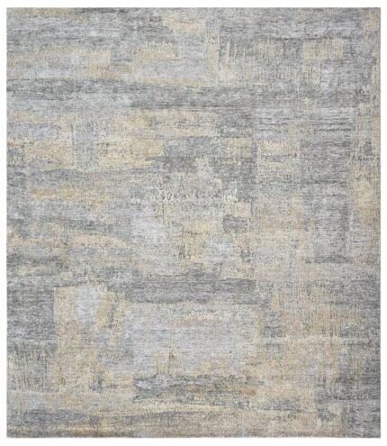 Earth Mist Hand Knotted Bamboo Silk Rug
