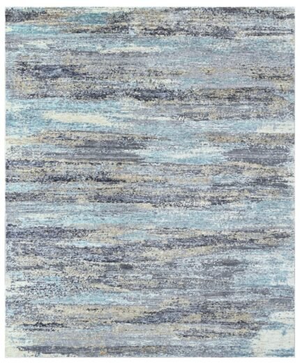 Coastal Veil Hand Knotted Bamboo Silk Rug