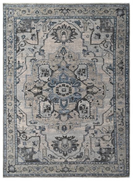 Grand Medallion Hand Knotted Rug