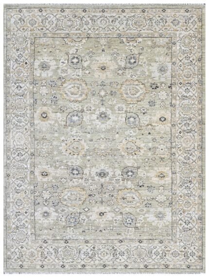 Verdant Estate Artisan Hand Knotted Wool Rug