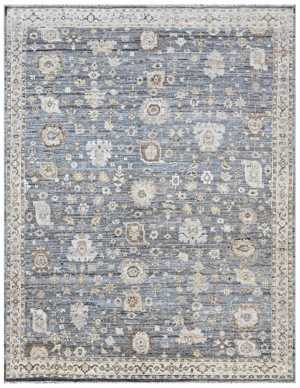 Skyline Estate Blue Heritage Hand Knotted Wool Carpet