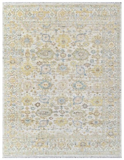 Powder Crest Hand Knotted Heritage Wool Rug